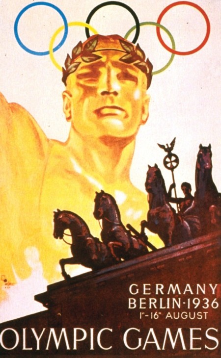 1936 - Berlin (Alemanha) realizou a famosa edição dos jogos durante o governo de Adolf Hitler.